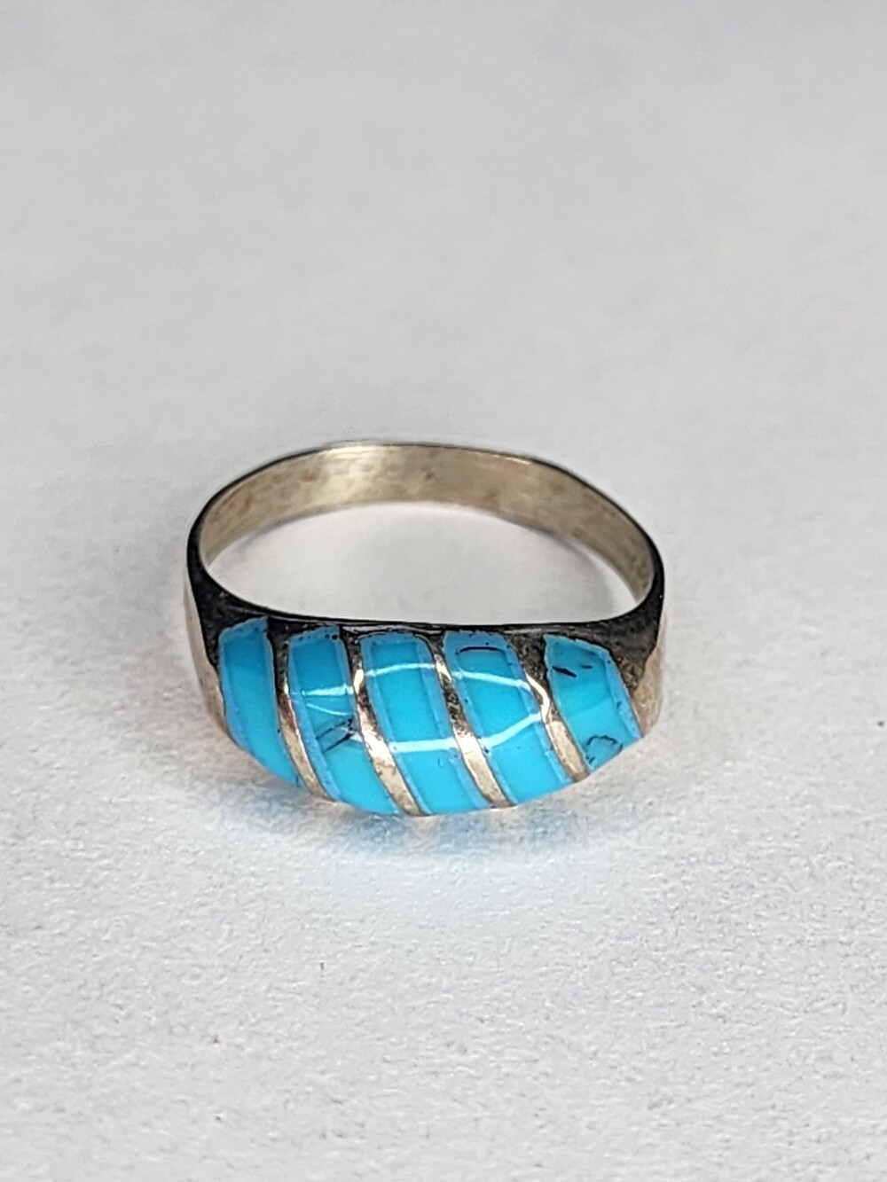 Sterling Silver Turquoise Ring Size 5.5
